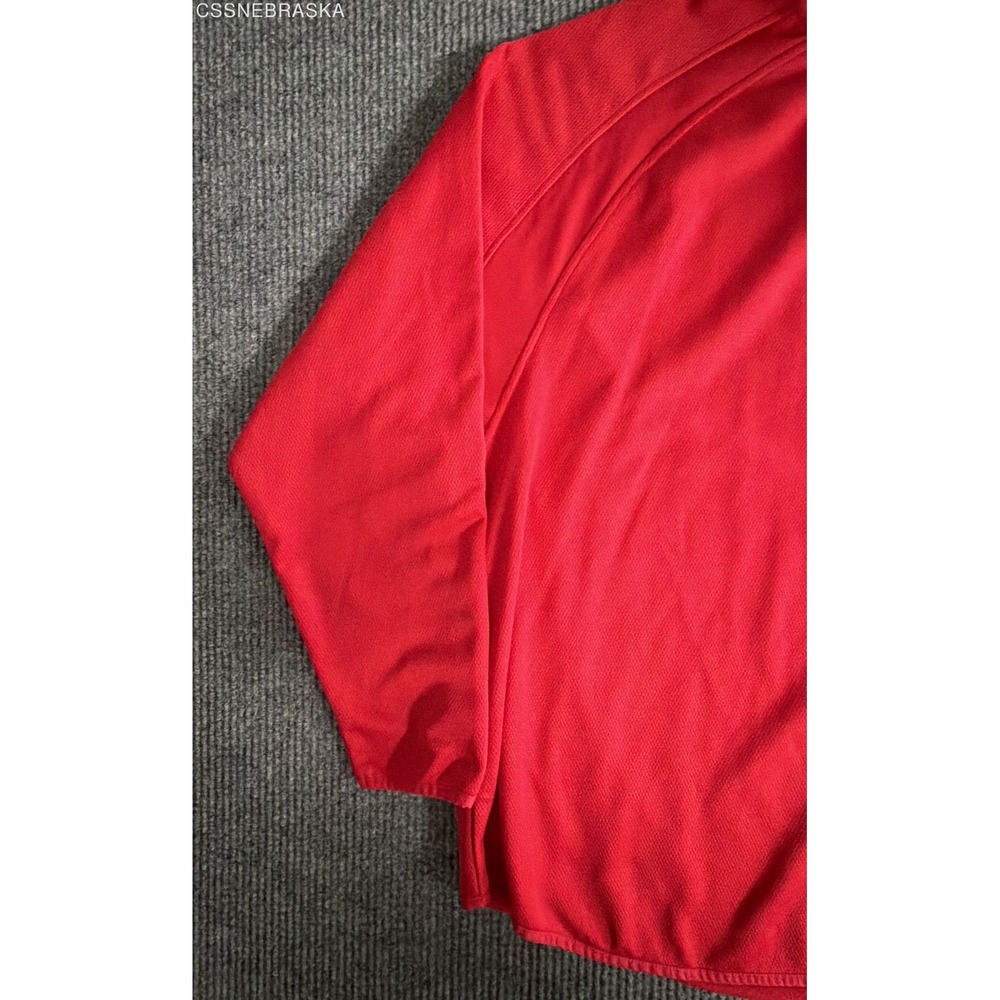 Rawlings Red Mens Baseball Jersey Pullover Training Shirt 2XL Phillies Logo - Picture 2 of 11